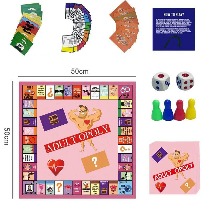 Adultopoly Board Game