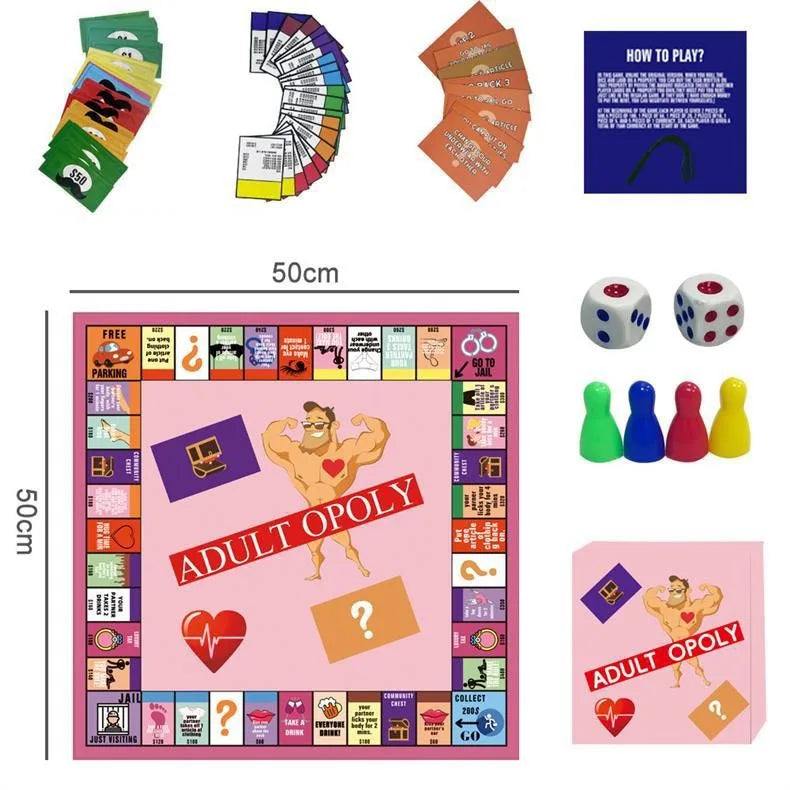 Adultopoly Board Game